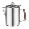 Kaffeperkolatorer Koketopp For Camping, Perkolator Kaffe Pot Rustfritt Stål Kaffemaker Camping