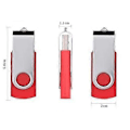 Miniatyrbillede 3 af 5: USB Flash Drive USB 2.0 Thumb Drives Bulk Farverige USB Memory Stick Zip Drive Jump Drives til Datalagring Fildeling (Tilfældig Farve)-128GB