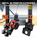 Miniatyrbillede 2 af 5: 3D Printer Direkte Ekstruder Adapter Støtteplade Simpel Installation Universal Opgradering