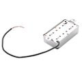 Pikkukuva 5 / 5: 2 kpl sähkökitaran humbucker-mikrofonisetti, kaula ja sillan mikrofonit LP-kitaran tarvikkeille, kromi