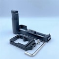 Miniatyrbillede 5 af 5: Metal Håndgreb til Fujifilm X-A2 X-M2 X-M1 Arca Plade L-Beslag XA2 XM2 XM1 Tripod Hoved Hurtig Montering