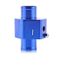 Miniatyrbillede 1 af 3: Universal Metal Bil Vand Temp Fælles Rør Slange Temperatur Sensor Adapter Blå 26mm