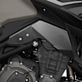 Miniatyrbillede 3 af 5: Motorcykel Øvre Vindafviser Sideluftdeflektorer Forbedrer Luftstrøm For 1200 2018 2019 2020 For Explorer