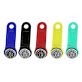 Miniatyrbillede 2 af 4: 10 stk. Omskrivbar Rfid Touch Memory Key RW1990 Ibutton Kopikort Saunanøgle