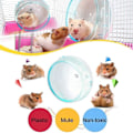 Miniatyrbild 4 av 5: 4,7 tums tyst hamsterhjul, hamsterleksaker för hamsterbur, supertyst snurrande träningshjul
