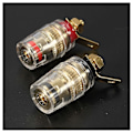 Miniatyrbillede 3 af 5: Nye 4 stk. Forstærkerhøjttalerterminal Bindingspost 4mm Bananplug Jack