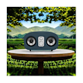 Miniatyrbilde 3 av 5: Retro Trådløs Bluetooth Høyttaler Subwoofer Datamaskin Skrivebord Spill Lydboks Bærbar Lydplanke Lydblastere B