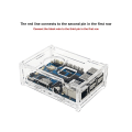 Miniatyrbillede 3 af 5: Akrylhus til Banana Pi M2 med Køleventilator til Banana Pi M2 Udviklingskort Beskyttende Skal