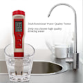 Miniatyrbilde 1 av 4: WJTG Digitalt vannkvalitetsmåler Høy presisjon 4 i 1 PH/TDS/EC/Temp tester for akvarier Hydroponics Basseng Spa DrikkevannJ