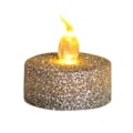 Miniatyrbilde 1 av 5: Juledekorasjoner, flammeløs telys, røykfri, glitter, lett, lyssterk, LED-lys, juledekorasjon, julegaver, gull