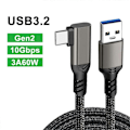 Miniatyrbilde 4 av 5: Link-kabel for Quest 2 VR USB 3.2 Hurtigladekabel Dataoverføring Rask Lading VR Headset Tilbehør, 1 Meter