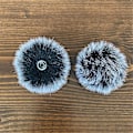 Miniatyrbillede 4 af 5: 1 stk. Mikrofon Vindskærm Udendørs Cover Vindskærm Muff Vindskærm til MIC Sender Trådløst System Sort