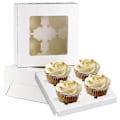 Miniatyrbillede 1 af 2: 20 stk. Gaveæsker til lyserøde cupcakes Kraftpapir Cookie Gaveæsker Cupcake