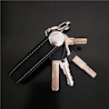 Miniatyrbillede 5 af 5: 2x Modebilnøglepung Taske Etui Tegnebog Holder Kæde Nøglepung Ring Lomme Nøglearrangør Smart Le