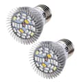 2 st E27 Växtlampa 85-265V Fullspektrum LED Växtlampa 28W