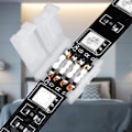 Miniatyrbilde 4 av 5: L-formet hurtigkobling [12 stk] for LED-stripelyskobling