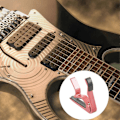 Miniatyrbild 3 av 5: Clamp Key Trigger Capo för Akustisk Elektrisk Klassisk Gitarr (Rosa)