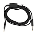 Miniatyrbilde 2 av 5: Gaming Headset Lydkabel Hodetelefoner Erstatningskabel med Stillekontrollbryter for Logitech for ASTRO A10 A40 A40 TR Svart