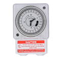 Miniatyrbillede 4 af 4: Mekanisk Tidsuro 24 Timers Cyklus 15 Minutters Interval Urtype Præcis Industriel Timer Timing Switch AC220V