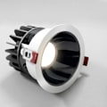 Miniatyrbillede 3 af 5: Forsænket Downlight Anti-Svimmelhedsbelysning, CCT Justerbar Dæmpbar Forsænket Lysarmatur med Samledåse, Loftslampe med Samledåse, 3000K,