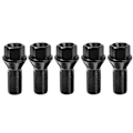 Pikkukuva 1 / 5: 5 kpl M14 x 1.25 Musta Lukkomutteri Teräs 36136781151 - X3 X5 E70 E71 F20 F25 X5 X6
