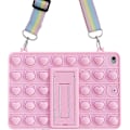 Miniatyrbilde 1 av 5: Etui for iPad 9. generasjon 2021 10,2 tommer, iPad 7. og 8. generasjon 2020/2019 etui - Stilig myk regnbue boble fidget sensorisk stressreduserende støtsikkert etui