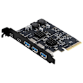 Pikkukuva 1 / 5: USB3.2 Laajennuskortti GEN2 10Gbps PCI-E 4X Sovitinkortti, A