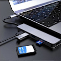 Pikkukuva 3 / 5: Telakointiasema Nopea tiedonsiirto Lataus Plug and Play Type-C HDMI-yhteensopiva 4K USB3.0 6 in 1 Hub Splitter toimistoon