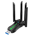 Miniatyrbilde 2 av 5: Nytt USB Nettverkskort 1300M Bluetooth 5.0 2-i-1 Datamaskin 2.4G 5GHZ Trådløs WiFi Mottaker 2.4G Dobbel