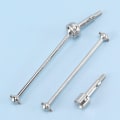 Miniatyrbillede 3 af 5: 4 stk. Metal For- og Bag CVD Drivaksel til WLtoys 144001 124018 124019 RC Bil Opgraderingsdele Tilbehør
