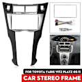 Miniatyrbilde 3 av 5: 2 Din Bilstereo Ramme Trim Kit for Dashbord for Yaris Vitz Platz 2005-2011 DVD-spiller Installasjon