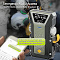 Miniatyrbillede 3 af 5: Håndsvingradioer, nødradio AM/FM, solcelle-svingradio, SOS-alarm, 4000 mAh lommelygte, Type-C opladning-a