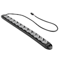 Miniatyrbillede 3 af 3: 2 stk Fleksible Vandtætte Bil Blinkende Pil DRL Hvid/Gul Stribe Lys Forlygte (12LEDs)