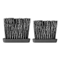 Miniatyrbilde 1 av 4: 2 stk. Reserve Refill Companion Hearth Børstehode Peis Reservedeler Avlang