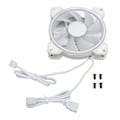 Miniatyrbilde 2 av 5: RGB Kabinettvifte 12cm 4pin PWM 3pin ARGB RGB Bakgrunnsbelyst 9 Vifteblader Sterk Luftstrøm Super Stille PC-vifte for PC Stasjonær Kabinett