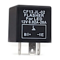 Miniatyrbild 2 av 5: 3x Bil 3-polig Cf-13 Elektronisk Led 12v Blinkrelais Fix För Blinkers