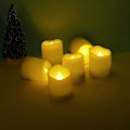 Miniatyrbilde 3 av 5: 6 Flammeløse LED-telys med flimrende effekt og fjernkontroll