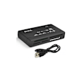 Miniatyrbillede 2 af 4: USB High Speed Alt-i-Én Mini Hukommelseskortlæser til CF SD MS SD Sort