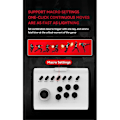 Miniatyrbilde 1 av 5: Trådløs Joystick Kontroller Arkade Kampspill Fight Stick Gaming Joystick For Ps3///switch/pc/android Hvit+svart