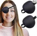 2-pack Ögonlapp Mjuk Justerbar Amblyopi Skelögonslapp