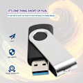 Miniatyrbild 5 av 5: Portabel Odefinierad Pendrive Roterande Usb 3.0 Flashminne Minnestick Pen Drive 32g Datalagring Roterbar U-Disk För Dator