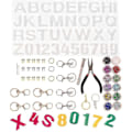 Miniatyrbild 1 av 5: Introduktion till Smyckestillverkning Resin Form Kit DIY Alfabet Resin Silikon