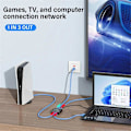 Pikkukuva 4 / 5: 1000Mbps 1-3 Gigabit Ethernet -sovitin RJ45 Jakaja Lan-liitin Internet-jakaja LAN-jakaja