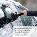 Miniatyrbilde 5 av 5: Isskrape, bilfrontrute frost- og snøfjerning for lastebil pickup frontrute og vindu (svart)