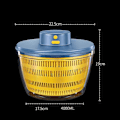 Miniatyrbillede 2 af 5: Elektrisk Salatspinner Tørremaskine Dehydrator Multifunktion Frugt Dræningskurv USB Opladning Køkken Dr