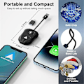 Miniatyrbillede 3 af 5: 2-i-1 Trådløs Carplay & Android Auto Trådløs Adapter, trådløs Carplay Dongle til Kablet Carplay & Android (sort)