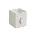 Miniatyrbillede 2 af 5: Servietboks Cover, PU Læder Servietboks Holder Til Badeværelse Kontorbord, Servietholder Dekorativ Organizer (hvid)