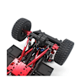 Miniatyrbilde 2 av 5: Styrekule C-hub-bærere bakre navbærer i metall for 1/12 Mn128 Mn86s G500 Crawler Off Road Truck, oransje