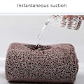 Miniatyrbilde 5 av 5: Bærbar Mikrofiber Badekåpe Kvinne Dusj Hunnmyk Badehåndkle for Voksne for Hjemme Badehåndklær Wi