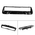 Miniatyrbillede 2 af 5: Bagagerumsarmlehn Kopholder Surround Trim Sæt Sort Tilpasning Til- A6 / A7 2011-2016 8p0885995b 6ps / 4g88632